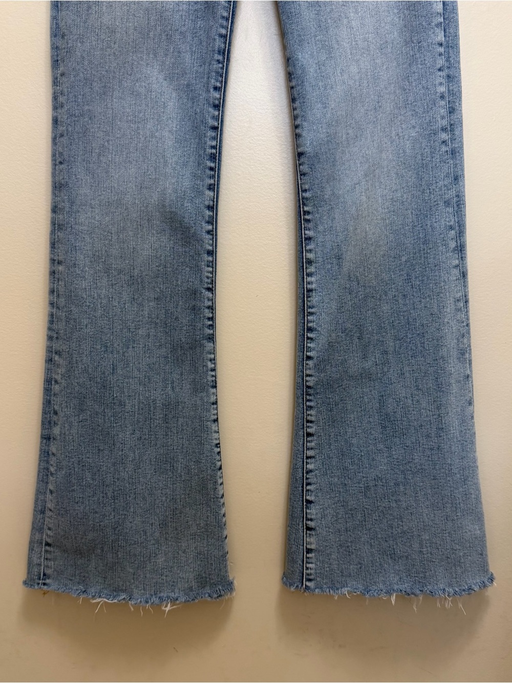 FRAME Icon Flare Denim Jean in Lark Raw After Wash Size 27 - Picture 5 of 11
